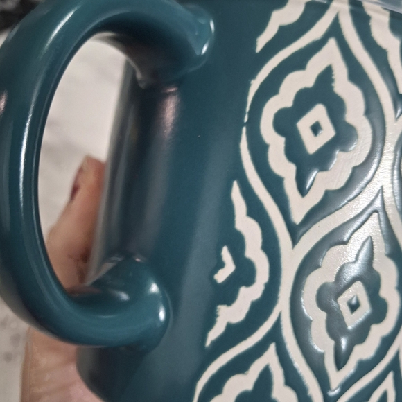 ABODE Teal Container with Lid - Picture 3 of 9